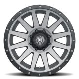ICON Compression 20x10 8x180 -19mm Offset 4.75in BS 124.2mm Bore Titanium Wheel thumbnail 5