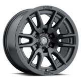 ICON Vector 6 17x8.5 6x5.5 25mm Offset 5.75in BS 95.1mm Bore Satin Black Wheel thumbnail 1