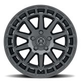 ICON Journey 17x8.5 5x108 38mm Offset 6in BS Satin Black Wheel thumbnail 2