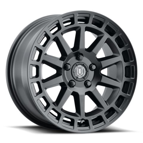 ICON Journey 17x8 5x4.5 38mm Offset 6in BS Satin Black Wheel thumbnail 4