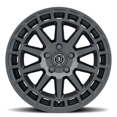 ICON Journey 17x8 5x4.5 38mm Offset 6in BS Satin Black Wheel thumbnail 5