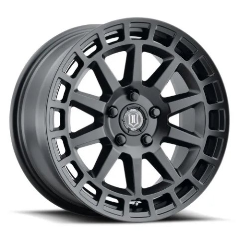 ICON Journey 17x8 5x4.5 38mm Offset 6in BS Satin Black Wheel thumbnail 8