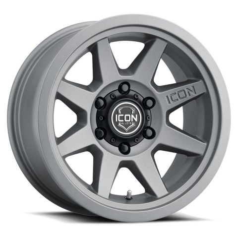 ICON Rebound 17x8.5 5x5 -6mm Offset 4.5in BS 71.5mm Bore Charcoal Wheel thumbnail 2