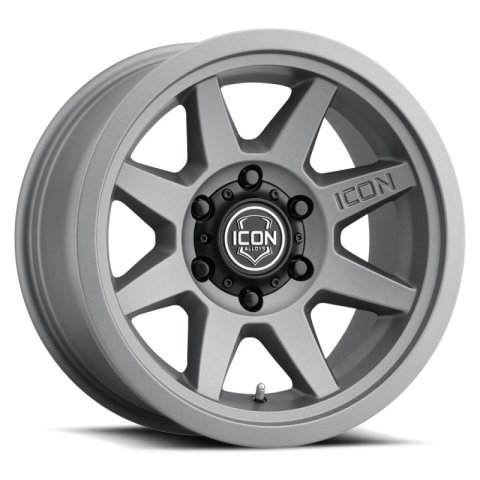ICON Rebound 17x8.5 5x5 -6mm Offset 4.5in BS 71.5mm Bore Charcoal Wheel thumbnail 4