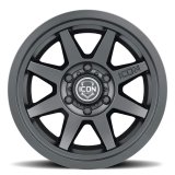 ICON Rebound 17x8.5 5x5 -6mm Offset 4.5in BS 71.5mm Bore Satin Black Wheel thumbnail 3