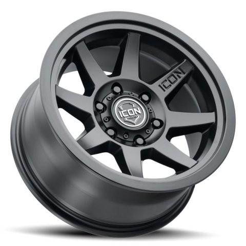 ICON Rebound 17x8.5 6x5.5 25mm Offset 5.75in BS 95.1mm Bore Satin Black Wheel thumbnail 5