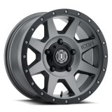 ICON Rebound 17x8.5 5x4.5 0mm Offset 4.75in BS 71.5mm Bore Titanium Wheel thumbnail 2