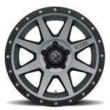 ICON Rebound 17x8.5 5x4.5 0mm Offset 4.75in BS 71.5mm Bore Titanium Wheel thumbnail 5