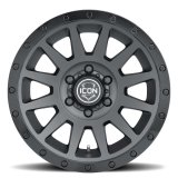 ICON Compression 17x8.5 5x5 -6mm Offset 4.5in BS 71.5mm Bore Double Black Wheel thumbnail 5