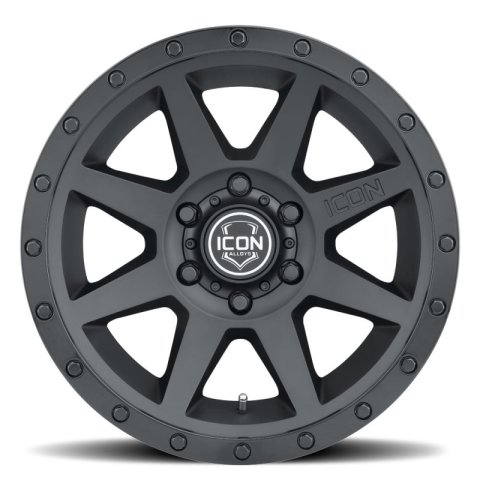ICON Rebound 18x9 6x5.5 25mm Offset 6in BS 95.1mm Bore Double Black Wheel thumbnail 4
