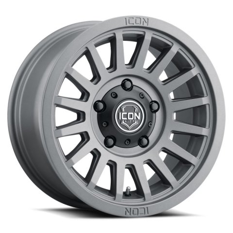 ICON Recon SLX 17x8.5 5x4.5 0mm Offset 4.75in BS 71.5mm Bore Charcoal Wheel thumbnail 3