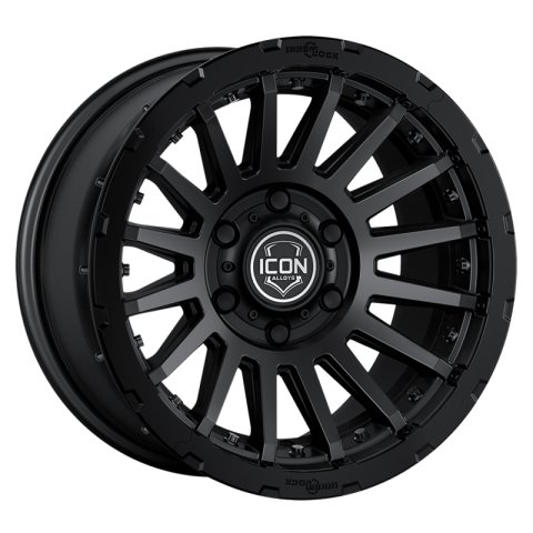 ICON Recon Pro 17x8.5 5 x 150 25mm Offset 5.75in BS Satin Black Wheel thumbnail 1