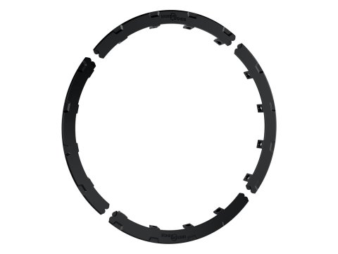 ICON Recon Pro 17in. Halo Rock Ring Kit - Black