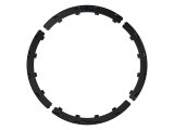 ICON Recon Pro 17in. Halo Rock Ring Kit - Black thumbnail 3