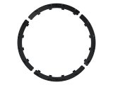 ICON Recon Pro 17in. Halo Rock Ring Kit - Black thumbnail 5