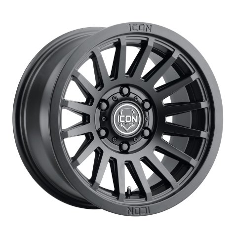 ICON Recon SLX 18x9 6x5.5 BP 25mm Offset 6in BS 95.1mm Hub Bore Satin Black Wheel thumbnail 2