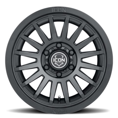 ICON Recon SLX 18x9 6x5.5 BP 25mm Offset 6in BS 95.1mm Hub Bore Satin Black Wheel thumbnail 6