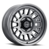 ICON Anza 17x8.5 6x5.5 0mm Offset 4.75in BS 106.1mm Hub Bore Gun Metal Wheel thumbnail 5