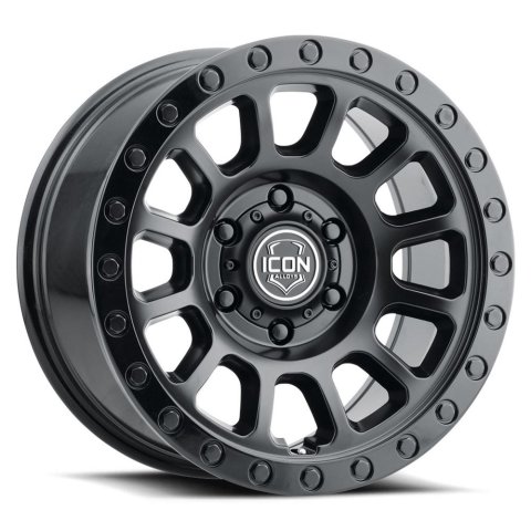 ICON Hulse 17 X 8.5 6 X 135 6mm Offset 5in BS Double Black thumbnail 2