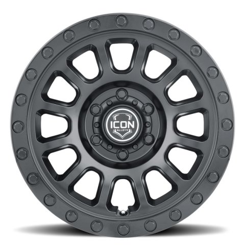 ICON Hulse 17 X 8.5 6 X 135 6mm Offset 5in BS Double Black thumbnail 5
