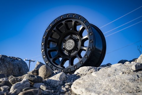 ICON Hulse 17 X 8.5 6 X 135 6mm Offset 5in BS Double Black thumbnail 7