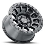 ICON Hulse 17 X 8.5 6 X 120 0mm Offset 4.75in BS Double Black thumbnail 3