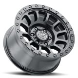 ICON Hulse 17 X 8.5 6 X 120 0mm Offset 4.75in BS Double Black thumbnail 6