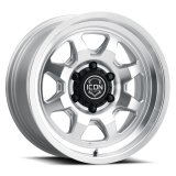 ICON Nuevo 17 X 8.5 5 X 5 6mm Offset 4.5in BS Silver Machined thumbnail 1