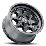 ICON Nuevo 17 X 8.5 5 X 4.5 0mm Offset 4.75in BS Satin Black thumbnail 3