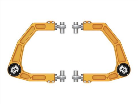 ICON 2024 Toyota Tacoma Billet Upper Control Arm w/ Delta Joint Pro - Gold Anodized thumbnail 1