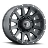 ICON Compression HD 18x9 8x165.1 12mm Offset 5.5in BS - Satin Black Wheel thumbnail 1