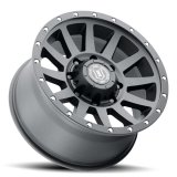 ICON Compression HD 18x9 8x165.1 12mm Offset 5.5in BS - Satin Black Wheel thumbnail 2
