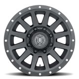 ICON Compression HD 18x9 8x165.1 12mm Offset 5.5in BS - Satin Black Wheel thumbnail 3