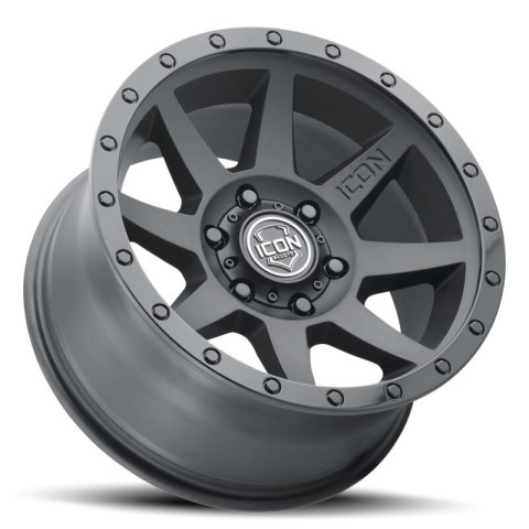 ICON Rebound 18x9 6x135 6mm Offset 5.25in BS 87.1mm Bore Double Black Wheel thumbnail 2