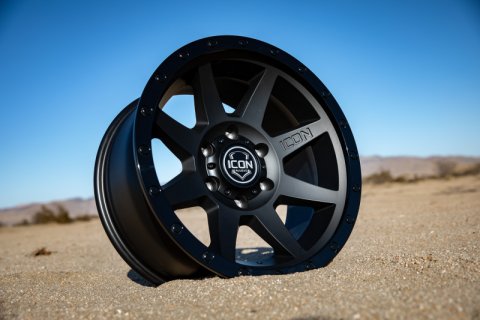 ICON Rebound 18x9 6x135 6mm Offset 5.25in BS 87.1mm Bore Double Black Wheel thumbnail 6