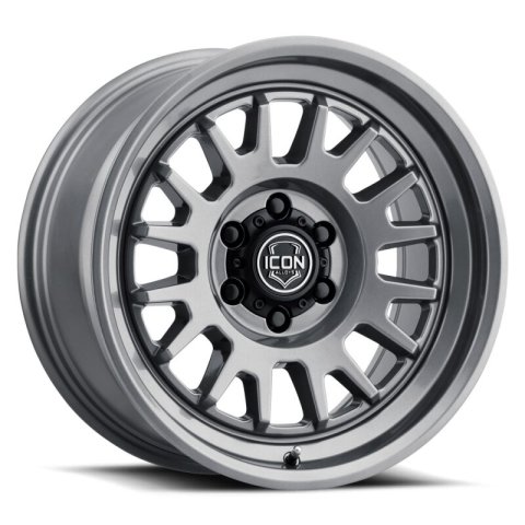 ICON Anza 17x8.5 / 6x5.5 / 25mm Offset / 5.75in BS - Gun Metal Wheel thumbnail 1