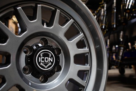ICON Anza 17x8.5 / 6x5.5 / 25mm Offset / 5.75in BS - Gun Metal Wheel thumbnail 5