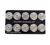 NRG M-Style Fender Washer Kit (TI Series) M6 Bolts For Plastic (Silver Wshr/Silver Scrw) - Set of 10 thumbnail 6