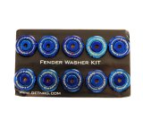 NRG M-Style Fender Washer Kit TI Series M6 For Plastic (TI Burn Washer/TI Burn Screw) - Set of 10 thumbnail 2