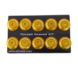 NRG Fender Washer Kit w/Color Matched M6 Bolt Rivets For Plastic (Rose Gold) - Set of 10 thumbnail 4