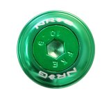 NRG Fender Washer Kit w/Color Matched M6 Bolt Rivets For Plastic (Green) - Set of 10 thumbnail 2