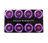 NRG Fender Washer Kit w/Color Matched M8 Bolt Rivets For Plastic (Purple) - Set of 8 thumbnail 3