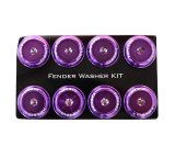 NRG Fender Washer Kit w/Color Matched M8 Bolt Rivets For Plastic (Purple) - Set of 8 thumbnail 6