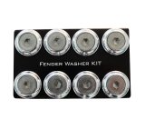 NRG Fender Washer Kit w/Color Matched M8 Bolt Rivets For Plastic (Silver) - Set of 8 thumbnail 6