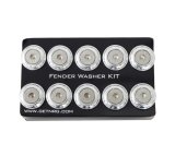 NRG Fender Washer Kit w/Rivets For Plastic (Silver) - Set of 10 thumbnail 1