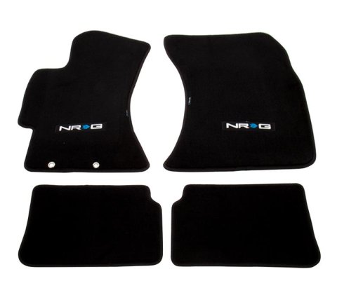NRG Floor Mats - 2009-2011 Subaru Impreza WRX/STi (NRG Logo) - 4pc. thumbnail 1