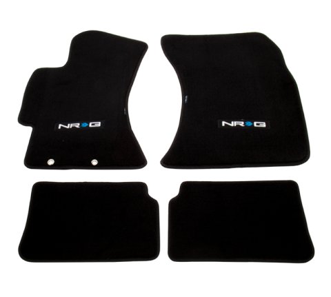 NRG Floor Mats - 2009-2011 Subaru Impreza WRX/STi (NRG Logo) - 4pc. thumbnail 2