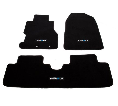 NRG Floor Mats - 02-03 Honda Civic Si 3DR Coupe (NRG Logo) - 3pc. thumbnail 1