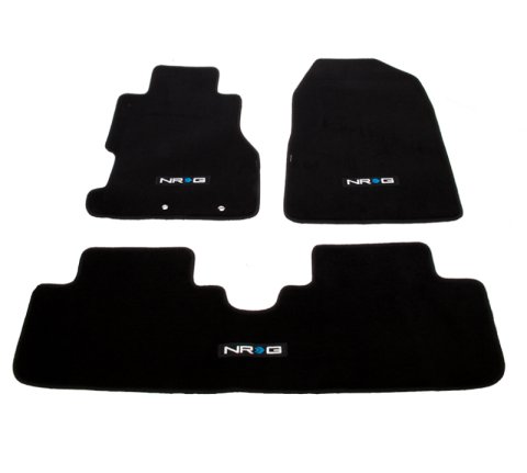 NRG Floor Mats - 02-03 Honda Civic Si 3DR Coupe (NRG Logo) - 3pc. thumbnail 3