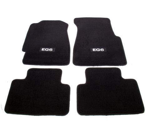 NRG Floor Mats - 92-95 Honda Civic 2DR (EG6 Logo) - 4pc. thumbnail 3